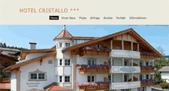Desktop Screenshot of hotelcristallo.bz
